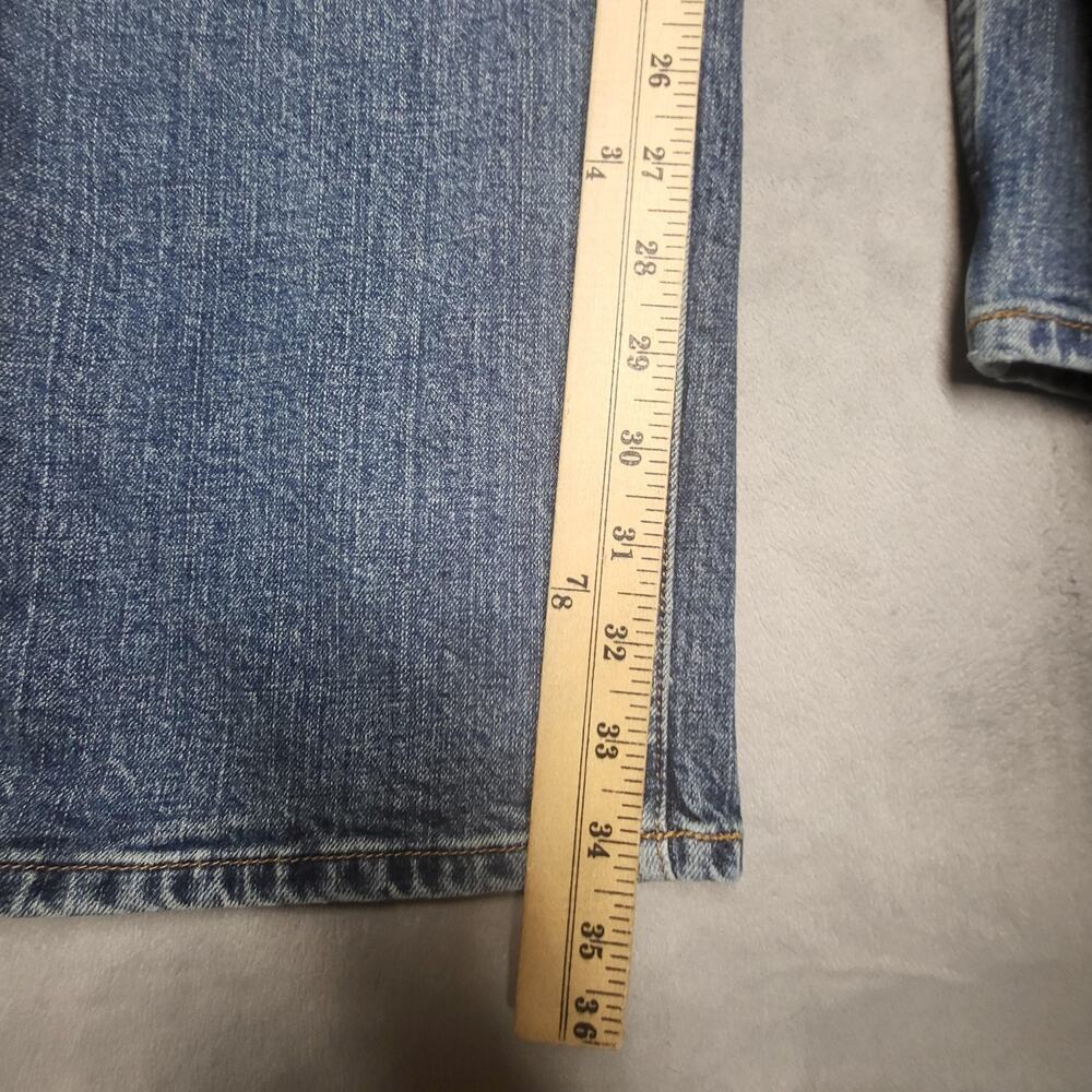 Arizona Jean Co Jeans Mens 38x34 Blue Relaxed Straight Stretch Denim Medium Wash - Picture 6 of 9